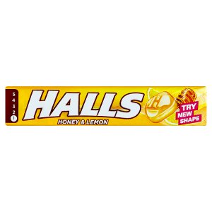 Halls Dropsy s medem a příchutí citronu 33,5g