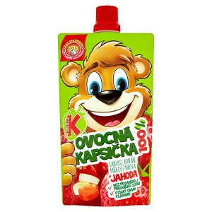 Kubík 100% ovocná kapsička 100g, vybrané druhy Albert