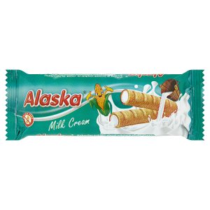 Alaska Kukuřičné trubičky plněné mléčným krémem 48 x18g