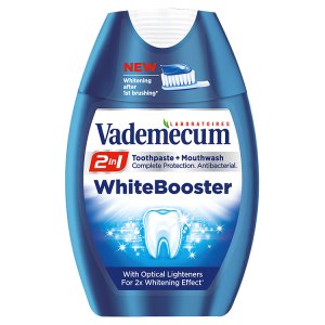 Vademecum 2v1 White Booster Zubní pasta 75ml