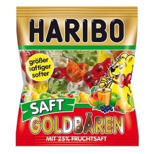 Haribo Saft Goldbären želé s ovocnou šťávou 85g