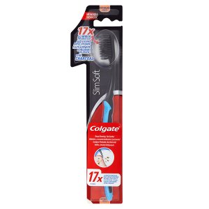 Colgate Slim Soft Charcoal Zubní kartáček měkký Albert