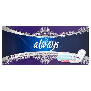 Always Platinum Deo normal intimky s jemnou vůní 20 ks