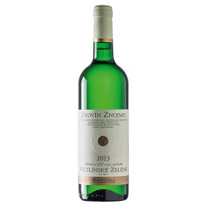 Znovín Znojmo Veltlínské zelené odrůdové jakostní bílé suché víno 0,75l