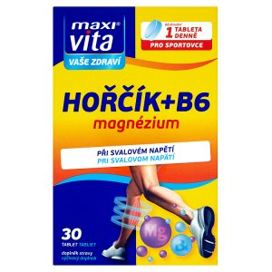 MaxiVita Vaše Zdraví Hořčík+ B6 magnézium 30 tablet 25,65g Albert