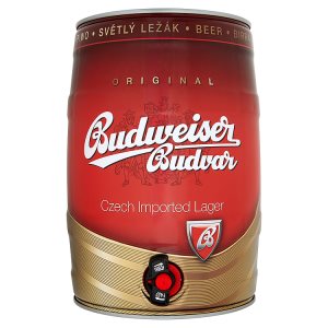 Budweiser Budvar Světlý ležák sud 5l v akci