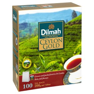 Dilmah Ceylon Gold pravý černý cejlonský čaj 100 sáčků 200g