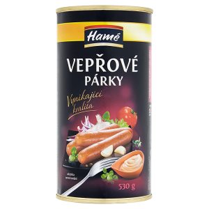Hamé Vepřové párky 530g