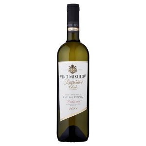 Víno Mikulov Sommelier Club Ryzlink rýnský víno s přívlastkem pozdní sběr suché bílé 0,75l