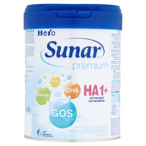 Sunar Premium HA 1+ počáteční hypoalergenní kojenecká výživa 700g Albert