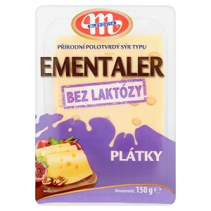 Mlekovita Přírodní polotvrdý sýr typu ementaler 150g