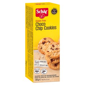 Schär Choco chip cookie sušenky bez lepku s kousky čokolády 100g
