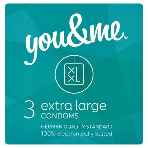 you & me extra large extra velké kondomy 3 ks