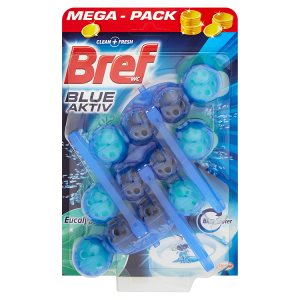 Bref Blue Aktiv WC blok 3 x 50g, vybrané druhy Ráj drogerie
