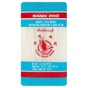 Flying Goose Rýžové nudle široké 375g