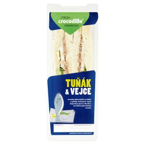 Crocodille Tuňák & vejce sendvič 170g
