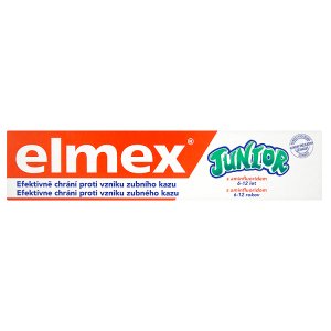 Elmex Junior Zubní pasta s aminfluoridem 6-12 let 75ml Teta drogerie