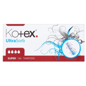 Kotex Ultra Sorb Super tampóny 16 ks Tamda Foods