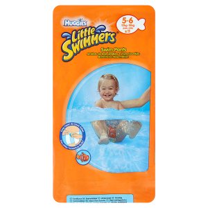 Huggies Little Swimmers Natahovací plenky na plavání 5-6 12-18kg 11 ks Košík.cz