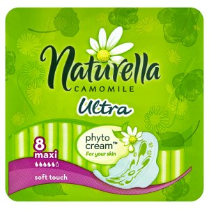 Naturella Camomile Ultra maxi hygienické vložky s jemnou vůní 8 ks Trefa