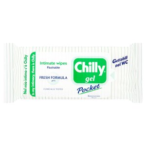 Chilly Pocket gel intimní ubrousky 12 ks Albert
