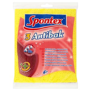 Spontex Antibak antibakteriální houbová utěrka 3 ks Albert