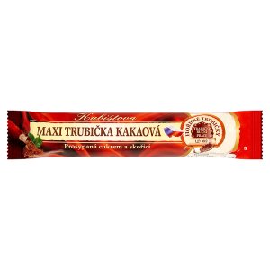 Kubištova Hořická trubička maxi plněná kakaovou náplní 40g