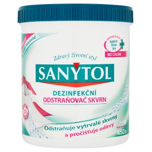Sanytol Dezinfekční odstraňovač skvrn 450g Tamda Foods