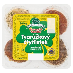 A.W. Olomoucké tvarůžky tvarůžkový čtyřlístek 240g