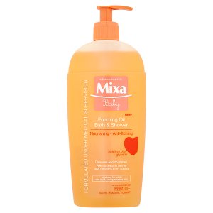 Mixa Baby Pěnivý olej do sprchy i do koupele 400ml