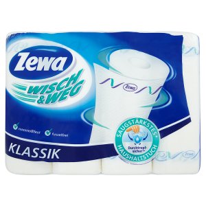Zewa Wisch&Weg Klassik kuchyňské utěrky 4 role Tesco