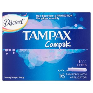 Tampax Compak Discreet tampony s aplikátorem 16 ks Albert
