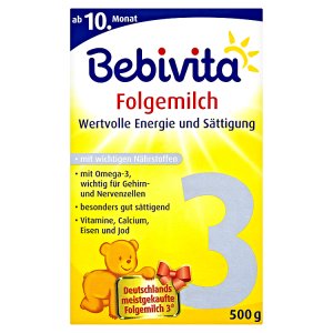 Bebivita 3 Instantní mléčná pokračovací kojenecká výživa 2 x 250g Teta drogerie