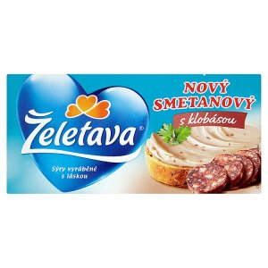Želatava Nový smetanový tavený sýr s klobásou 150g