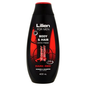 Lilien For Men Dark red sprchový šampon pro muže 400ml