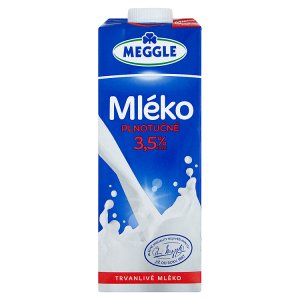Meggle Mléko plnotučné 3,5% tuku 1l