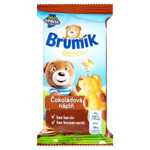 NEPOUŽÍVAT Opavia Brumík Jemné pečivo s čokoládovou náplní 30g