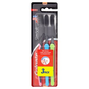 Colgate Slim Soft Měkký zubní kartáček 3 ks Albert