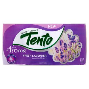 Tento Fresh Aroma Fresh lavender toaletní papír 8 rolí Košík.cz