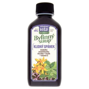 MaxiVita Herbal Klidný spánek bylinný sirup 200ml Tamda Foods