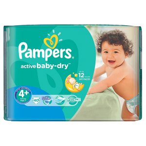 Pampers Active Baby Pleny 4+ Maxi+ 40 ks