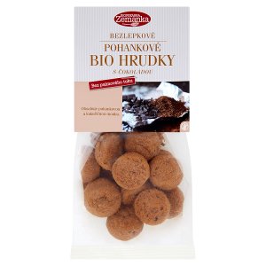 Biopekárna Zemanka Bezlepkové pohankové bio hrudky s čokoládou 100g