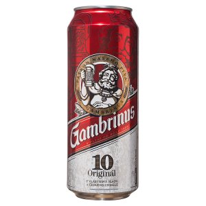 Gambrinus Originál 10 pivo výčepní světlé 0,5l plech