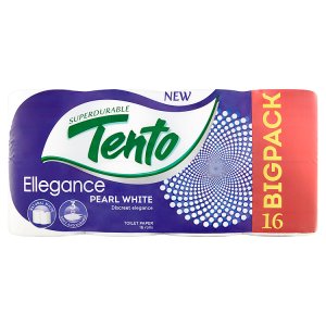 Tento Ellegance Pearl white toaletní papír 16 rolí Globus