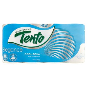 Tento Ellegance Cool aqua toaletní papír 8 rolí Albert