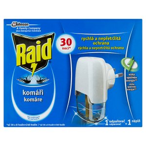 Raid Elektrický odpařovač s tekutou náplní 30 nocí 21ml Lidl