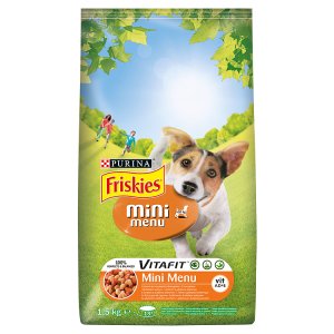 FRISKIES Mini Menu s kuřetem a přidanou zeleninou 1,5kg