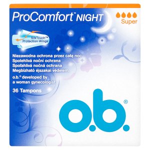 O.B.® ProComfort Night super tampony 36 ks Teta drogerie