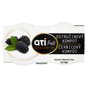 ATI Fruit Exclusive Ostružinový kompot 2 x 120g