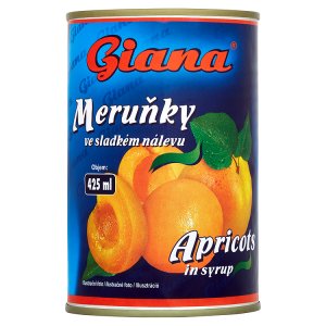Giana Meruňky ve sladkém nálevu 410g
